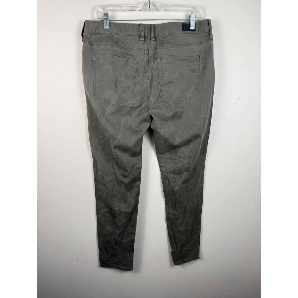 Rhone Mens Commuter Five-Pocket Pants Olive Green Slim Fit 101253 Size 35 - Picture 2 of 6